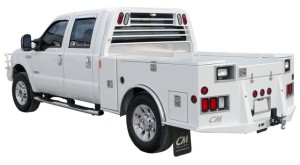 TM Truck Bed mounted on single wheel ford Streer Side View